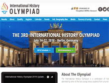 Tablet Screenshot of historyolympiad.com